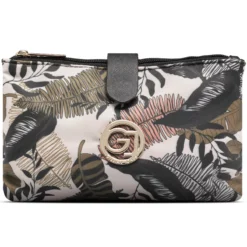 Gillian Jones Travel Clutch - Leaf Print 10008-19