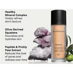 Bare Minerals Original Liquid Mineral Foundation SPF 20 30 Ml - Fair Ivory 02 -Clinique Salgsbutik bare minerals original liquid mineral foundation spf 20 30 ml fair ivory 02 1656315997