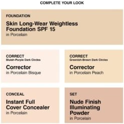 Bobbi Brown Skin Long-Wear Weightless Foundation SPF 15 - 30 Ml - Porcelain -Clinique Salgsbutik bobbi brown skin long wear weightless foundation spf 15 30 ml porcelainn 1654148996