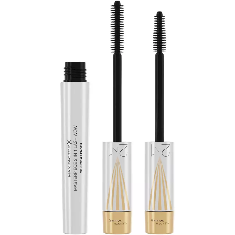 Max Factor Masterpiece 2-In-1 Lash Wow Mascara 7 Ml - Black 2 Max Factor Masterpiece 2-In-1 Lash Wow Mascara 7 Ml - Black - Billede 2